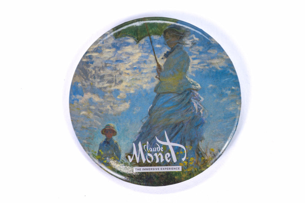Claude Monet round pin