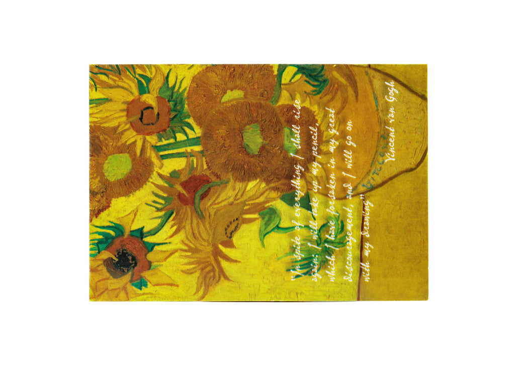 Van Gogh: The Immersive Experience Sunflowers postcard