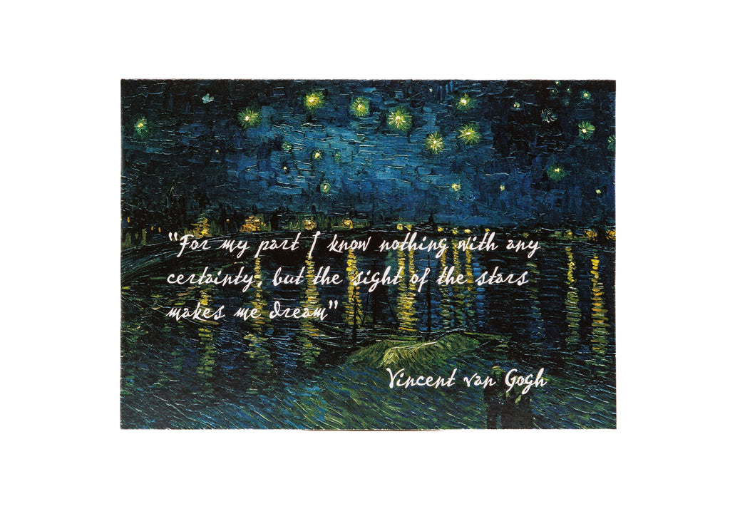 Van Gogh: The Immersive Experience Starry Night Over the Rhone postcard