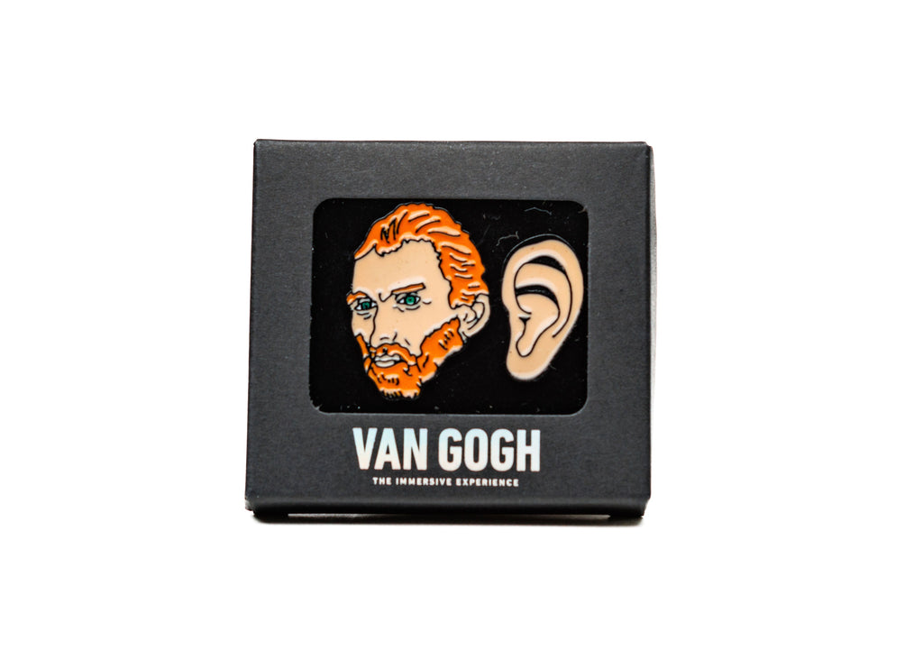 Van Gogh enameled lapel pin