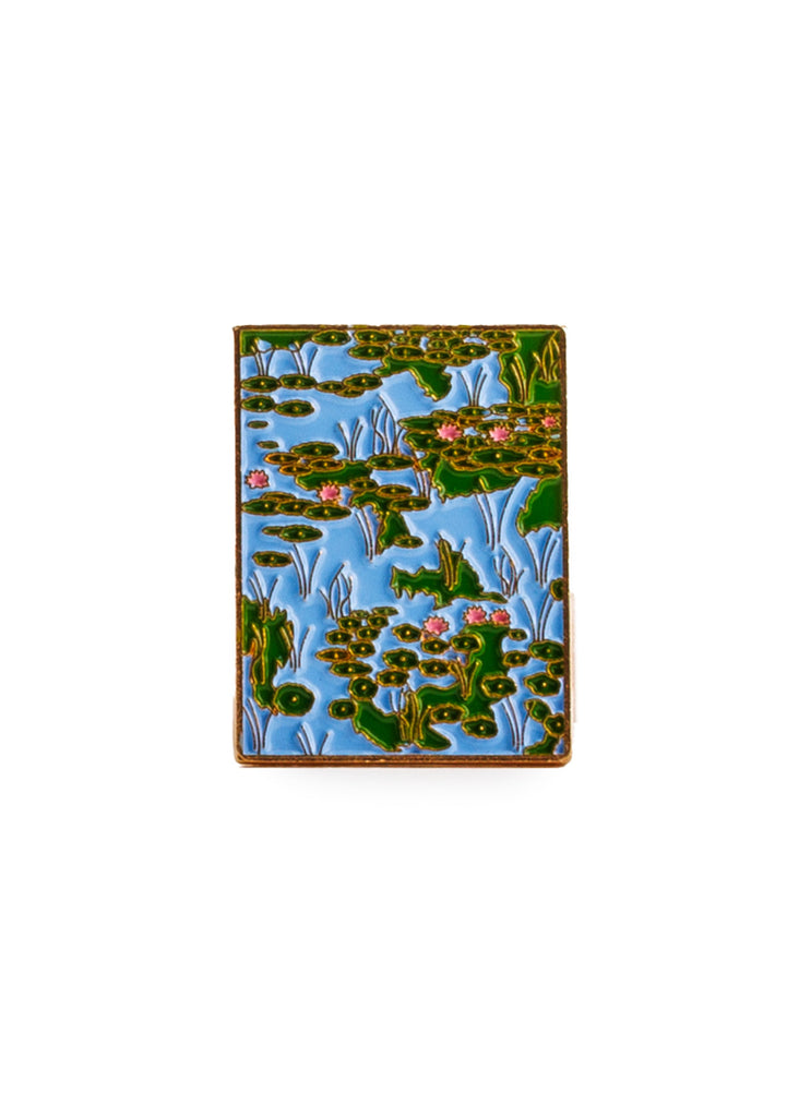 Claude Monet Water Lilies lapel pin