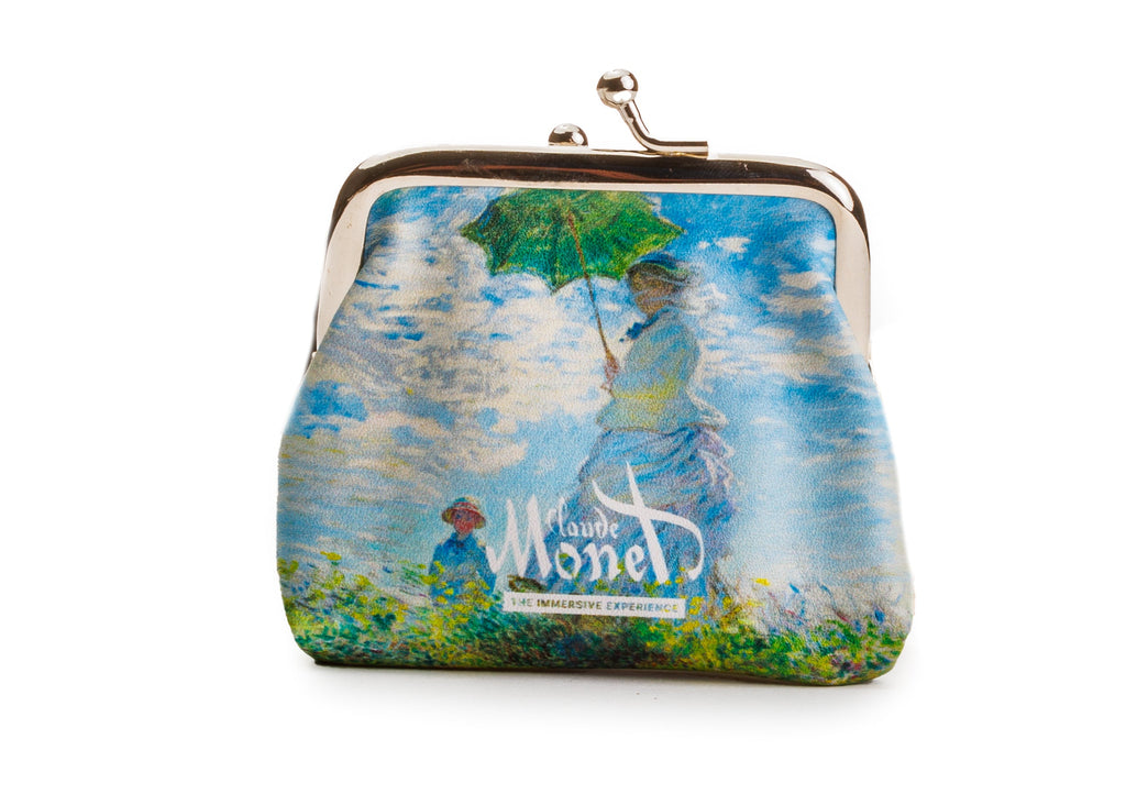 Claude Monet Lady with an Umbrella coin pouch