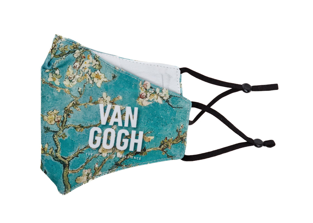Van Gogh face mask with adjustable straps