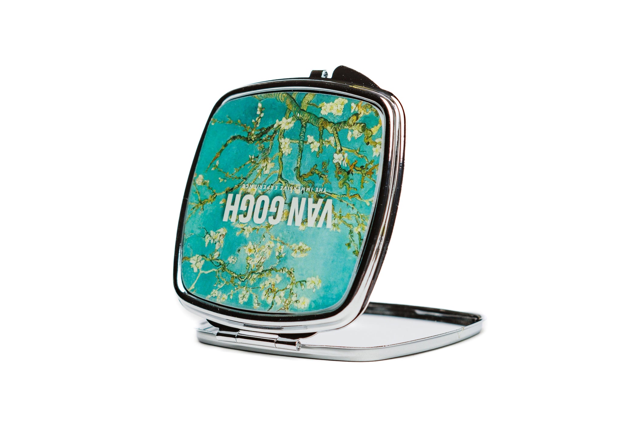 Rectangle Compact Mirror Square Wallet Size Pocket Mirror For Women Small Travel Mirror Purse Mirror Van Gogh Iris Flowers Art Gifts For Women