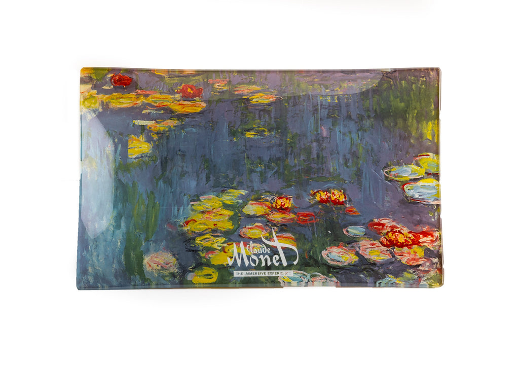 Monet rectangular serving plate