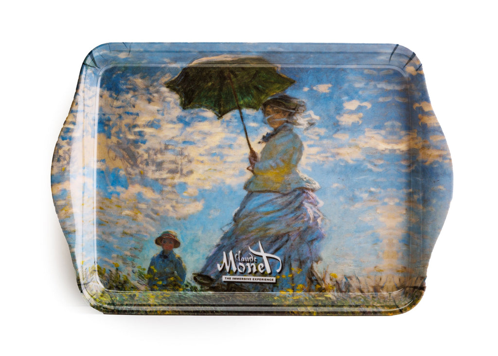 Claude Monet Lady with an Umbrella serving tray